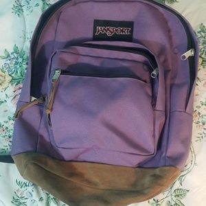 Purple backpack